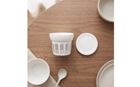 Yogurt Strainer with Lid Lidded Yogurt Strainer Cup Reusable Mesh Strainer Basket for Kitchen