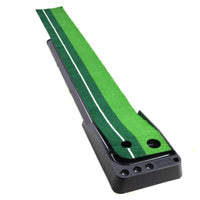 Indoor Golf Putting Practice Aid Portable Putting Mat with Cup Openings Smooth Practice Cup Non-Skid for Beginners