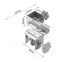 Drawer Panel Clamp Stainless Metal Side Mount Drawer Clamp Carpentry for Woodworkers, Carpenters, Cabinet Making, Furniture Assembly, Wood Shop