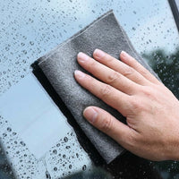 Non-streak Cleaning Cloths Microfibre Cloth, 30x30cm Microfibre Cloth for Glass and Mirrors, Gray Low-Lint Cleaning Cloths for Automotive Use
