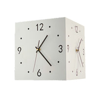 Double Sided Corner Wall Clock Luminous Corner Wall Clock with Light Modern for Hallway