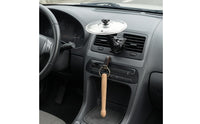 Adjustable Car Air Vent Cymbal Wooden Stick Vent-Mounted Cymbal Drum Screw Knob Dashboard Decoration Reflective