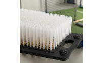 Built-in Handle Golf Bunker Practice Mat Bristle Surface Golf Bunker Hitting Mat Ball Holders Sports Gear Rectangular Base for Golfers