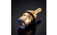Faucet Valve Cartridge Splined Ceramic Disc Cartridge Hardware Good Sealing Easy to Install for DIYers, Bathroom, Kitchen