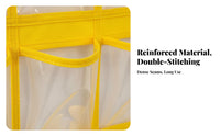 Clear Pocket Hanging Organizer Easy to Hang Hanging Phone Organizer for Teachers