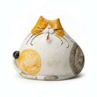 Cat Figurine Ornament Home Decor Textured