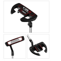Steel Shaft Alignment Line Putter Rubber Grip Right Hand Putter Beginner Friendly for Men, Beginners, Putting Green