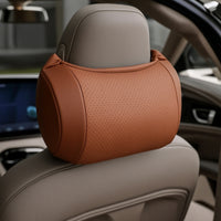 Car Headrest Pillow with Removable Cover Washable for Commuters