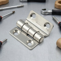 Thickened Offset Tri-Fold Hinge 304 Stainless Steel Hinge Mirror Finish Industrial Hardware for Manufacturers