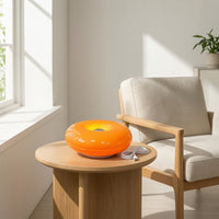 Stepless Dimmable Donut Lamp Decorative LED Table Lamp Glossy Ambient Light Cute for Bedroom