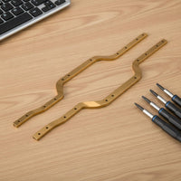 RC Car Chassis Side Rails RC Chassis Rails with Mounting Holes Heavy-Duty