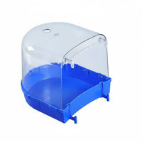 Easy to Install Bird Bathing Enclosure Transparent Cover Bird Shower Box Sturdy Plastic Enclosure Accessory Splash Guard