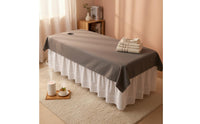 Beauty Salon Bed Sheet Washable Reusable Massage Bed Sheet Oil-Resistant Professional Linens for Estheticians, Spas