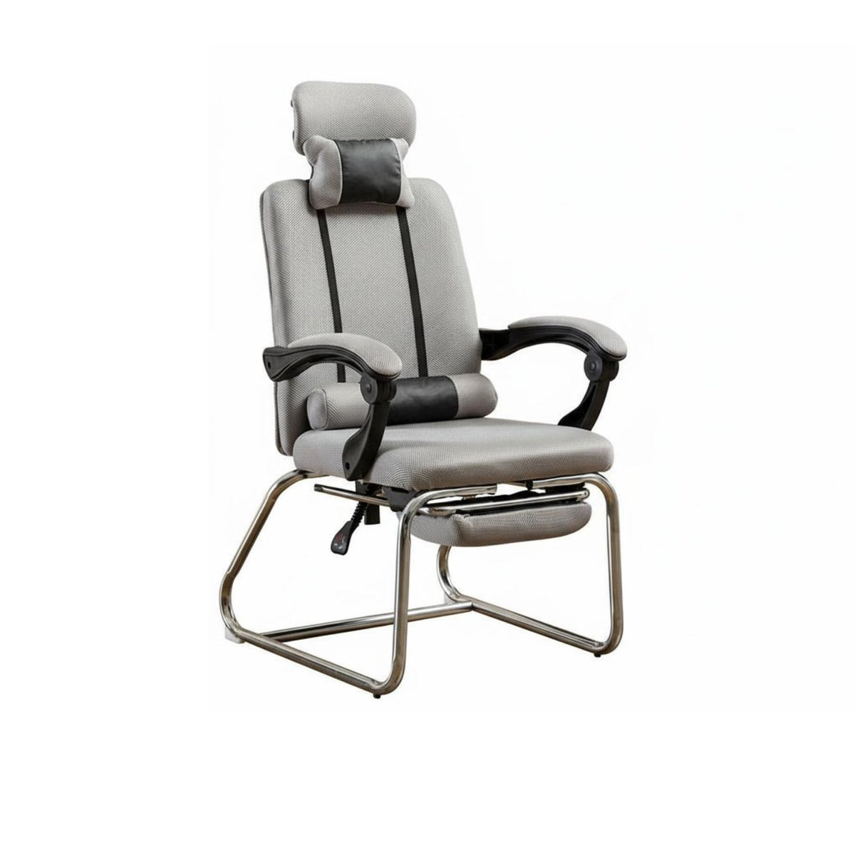 170-Degree Recline Reclining Office Chair with Footrest Ergonomic Design Highspine Reclining Chair with Footrest Adjustable neck restrest Seating Furniture effortless Rolling casters for Students, Gaming