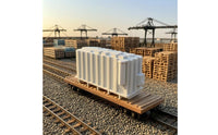 Traction Substation Transformer Model 1/87 Scale HO Railway Scene Model Resin for Scene Builders
