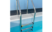 Rust Resistant Stainless Steel Pool Ladder Heavy Duty Pool Ladder with 5 Steps Long-Lasting for Water Park