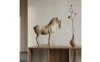Horse Statue with Base Antique-Style Horse Sculpture Vintage-Evocative Figurine for Decorators