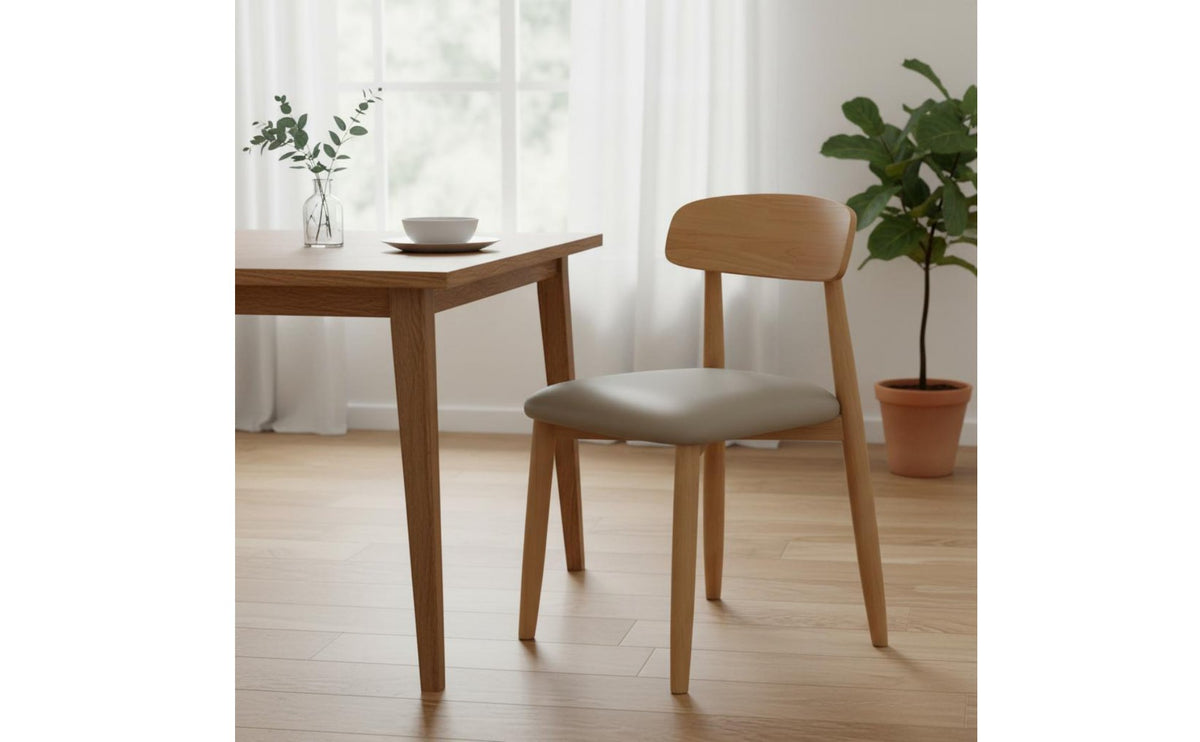 High-Density Foam Cushion Modern Wooden Dining Chair Ergonomic Design Nordic Design Kitchen Chair for Restaurant
