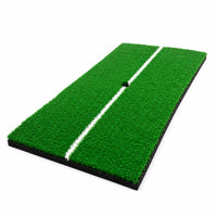 Low-Profile Golf Training Mat with Alignment Line Non-Slip Golf Swing Practice Mat High-Elasticity Shock-Absorbing for Golfers, Home, Garage
