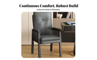 Ergonomic Design Upholstered Mahjong Chair Leather-Like Finish Household Furniture Curved supportrest Accent Seat for Game Room Owners, Adults, Home