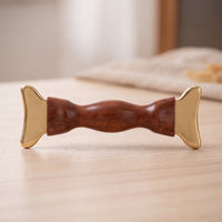 Gua Sha Tool Two-endedEnded Gua Sha with Wooden Handle Traditional Chinese Massage for Adults