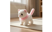 Interactive Cat Toy Electric Stuffed Cat Toy Realistic Meowing