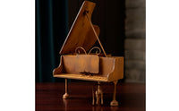 Piano Planter Rusted Piano-Shaped Planter Tabletop for Desk, Shelf