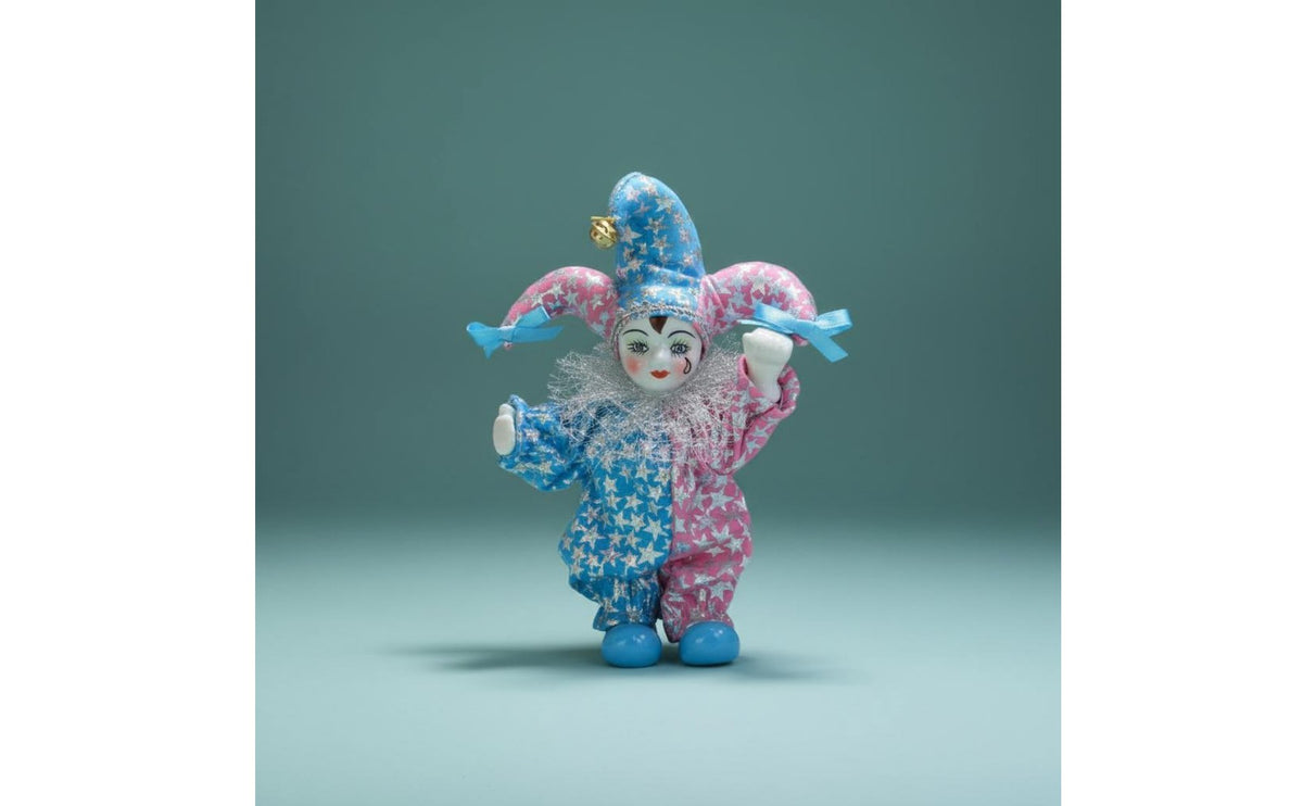 Handmade Teardrop Angel Doll Vintage Design Crying Jester Doll Fallen From The Sky Porcelain Figurine for Collectors