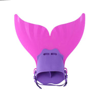 Mermaid Monofin Flexible Mermaid Tail Flipper Monofin with Adjustable Strap Soft Swim Fin with Adjustable Strap Streamlined