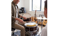 Rims Knock & Board Curved Wood Block with Mounting Plates Wooden Drum Accessory for Drummers, Percussionists, Recording Studio, Practice