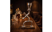Pipe Decanter Industrial Beverage Decanter Vintage Beverage Dispenser for Collectors, Kitchen Counter