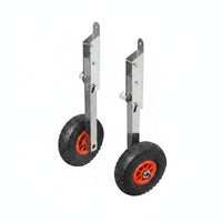 2 Pieces Boat Launch Cart Rust Resistant Inflatable Boat Cart Large Load Capacity Marine Gear for Waterfront