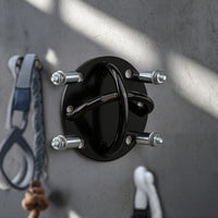 Multi Purpose Fitness Anchor Plate with U-Shaped Loop-Loop Long-Lasting Suspension Fitness Anchor Strong Support Hanging Sling Mount with Expansion Bolts Safe for Athletes