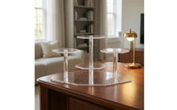 Acrylic Display Riser Versatile Figurine Display Riser Multi-Level for Collectors, Tabletop, Desk
