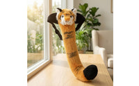 Soft Tiger Tail with Waist Strap Striped Wearable Tiger Costume Prop Authentic for Kids, Entertainers