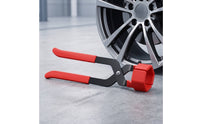 Wheel Nut Cap Plier Metal Wheel Nut Cap Puller Heavy-Duty Pliers with Rubber Jaw for Vehicle Owners, Garage