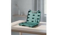 Socket Wrench Case Empty Tool Box with Handle Hard-Shell for Workshop