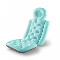 Full Body Bath Pillow Supportive Bathtub Cushion with Headrest Bath Pillow with Headrest One-Piece Contoured for Adults