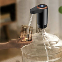 Portable Electric Water Pump Compact Bottled Water Pump One Button Automatic for Home, Office
