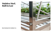 Multi-Tier Rolling Plant Stand Easy to Move Multi-Tier Rolling Plant stand Large Capacity Space-Saving for Gardeners, residents