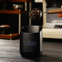 Large Capacity Rechargeable Coffee Scale Single-Press Operation Bean Dosing Scale Compact Design Coffee Weighing Cup BPAsafe for Home Baristas