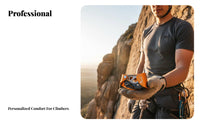 Foot Ascender High-Strength Material Climbing Foot Ascender Non-Slip Design Ascending Aid for Climbers, Assistance Workers, Working at Height, Caving