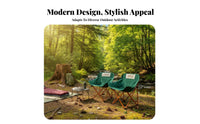 Foldable Lowcontour Moon Chair Lightweight Folding Seat With Backrest Portable Seating Rapid-Folding for al fresco diningkers, concert and attenders, Camping, Outdoors, Fishing, al fresco dining