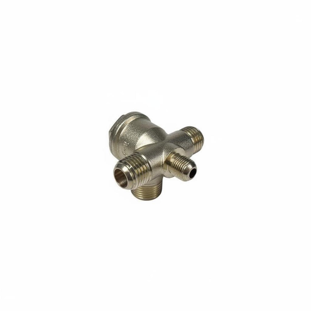 Zinc Alloy V Type Compressor Valve Threaded Compressor Check Valve Tool Part Brass for Technicians, Mechanics, Workshop, Garage