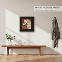 French Vintage Style Horse Success Wall Art for Entryway Living Room