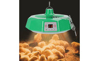 Constant Temperature Control Chicken Coop Heat Lamp Overheating Protection Chick Brooder Heat Lamp LED Lighting Hanging Poultry Heater for Farmers