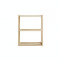 Label Friendly Desktop Bookshelf Space Saving Wooden Desk Shelf for Bedroom