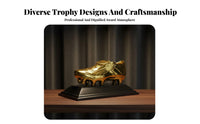 Elegant Design Basketball Championship Award Engravable Soccer Championship Award Quality Craftsmanship for Athletes, Coaches, Tournaments