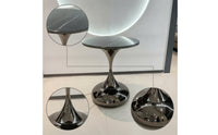 Pedestal Side Table Modern Pedestal Side Table Minimalist Furniture for Living Room, Bedroom, Reading Corner