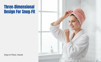 Coral Fleece Hair Drying Cap, Thick, Absorbent, Quick-Dry Towel, Home Use, Women, Candy Colors